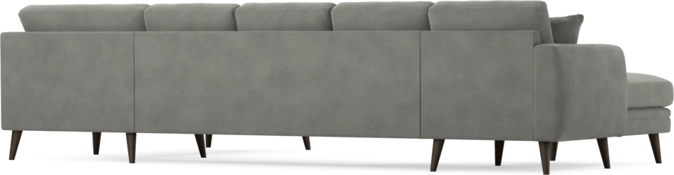 Eden - 3-sits soffa med schäslong vänster och divan höger - Grå