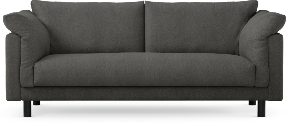 Cherrie - 2,5-sits soffa, hel dyna, fast klädsel - Grå