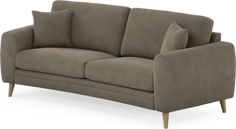 Eden - 2,5-sits soffa svängd - Beige