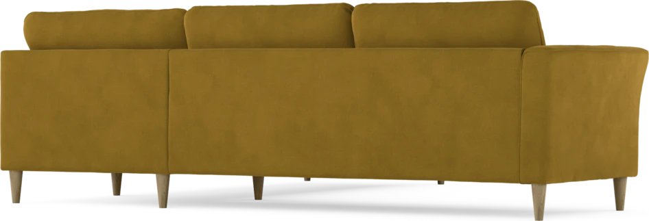 Bridge - Hörnsoffa, 2+2-sits - Gul