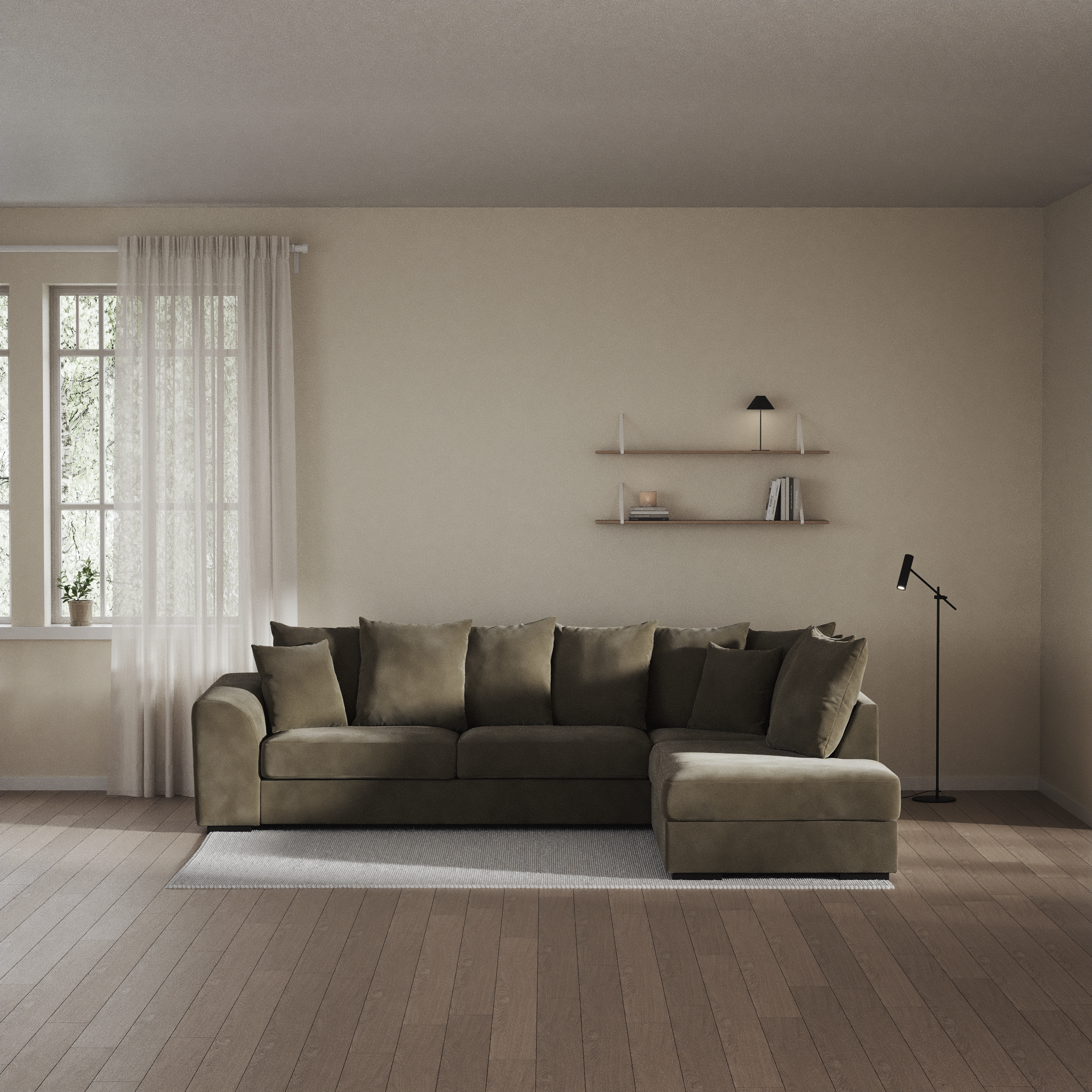 Town - 3-sits soffa med divan höger - inspiration