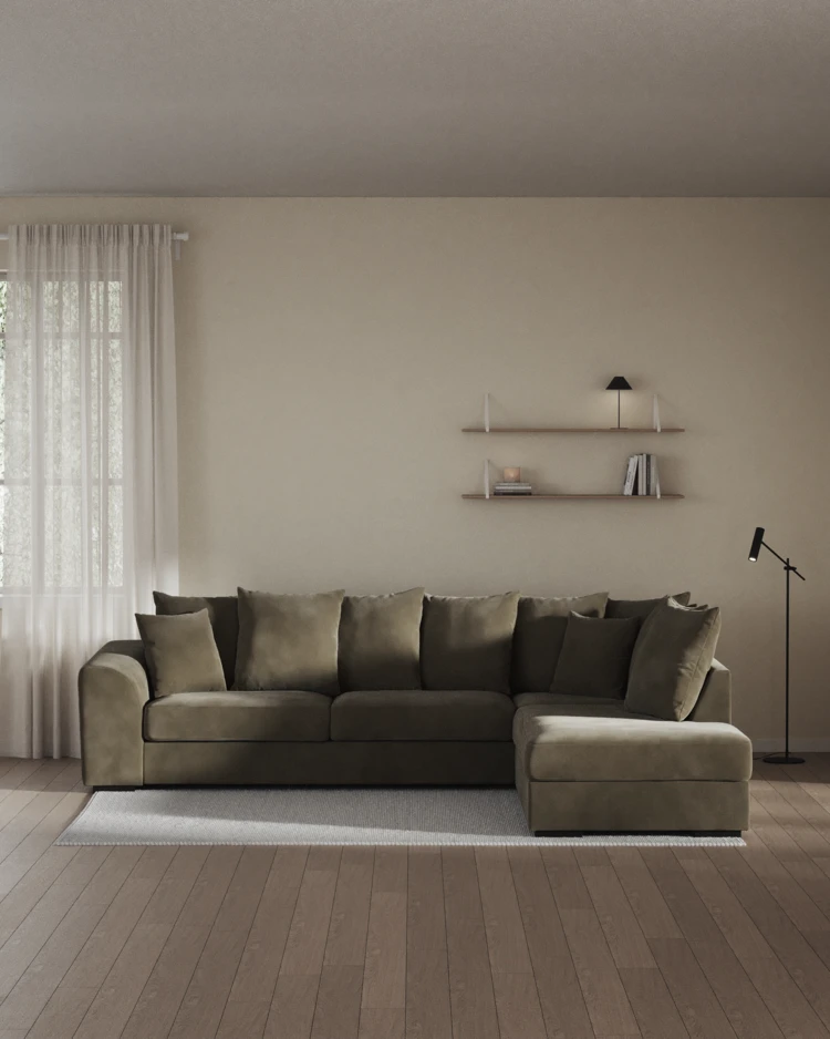 Town - 3-sits soffa med divan höger - inspiration