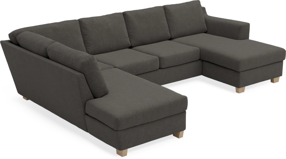 Friday - 3-sits soffa med divan vänster och schäslong höger - Grå