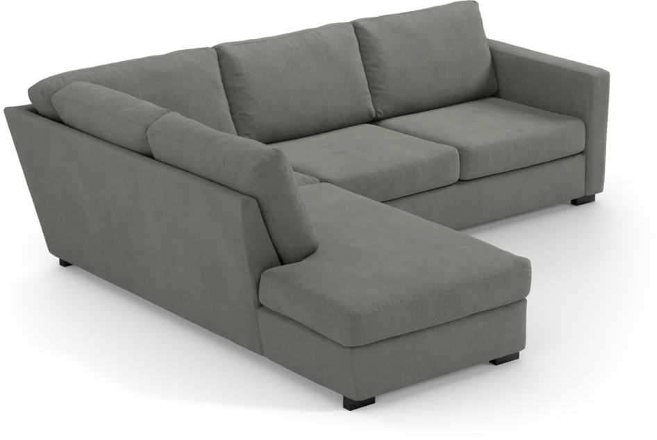 Friday - 2,5-sits soffa med divan vänster - Grå