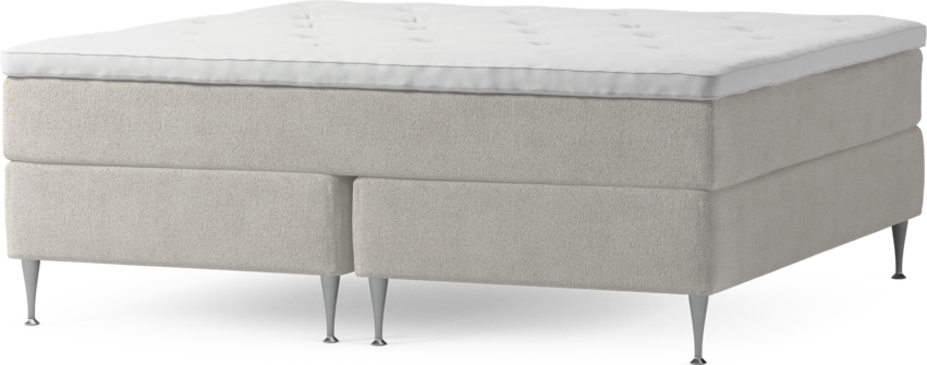 Delux Exclusive - Kontinentalsäng, dubbelsäng med bäddmadrass och sängben