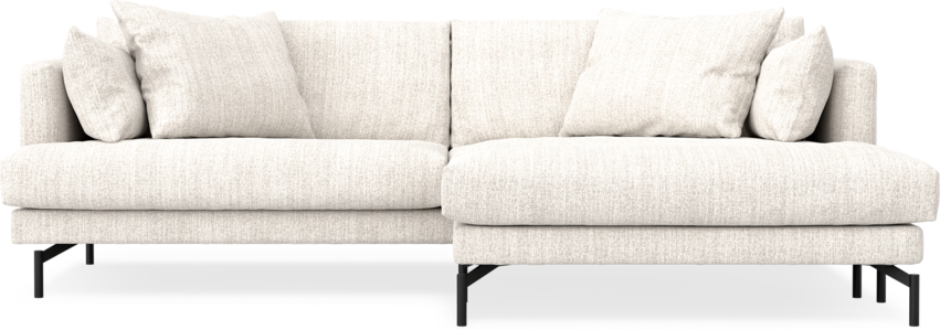 Harper - 4-sits med schäslong XL höger - Vit