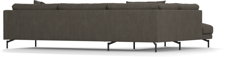 Harper - 3-sits soffa med divan vänster - Brun