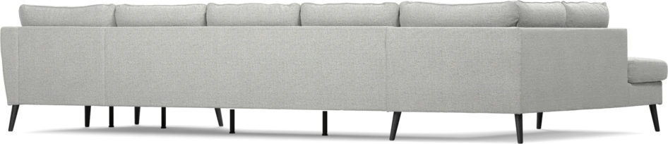 County - 4-sits soffa med divan vänster och schäslong höger - Grå