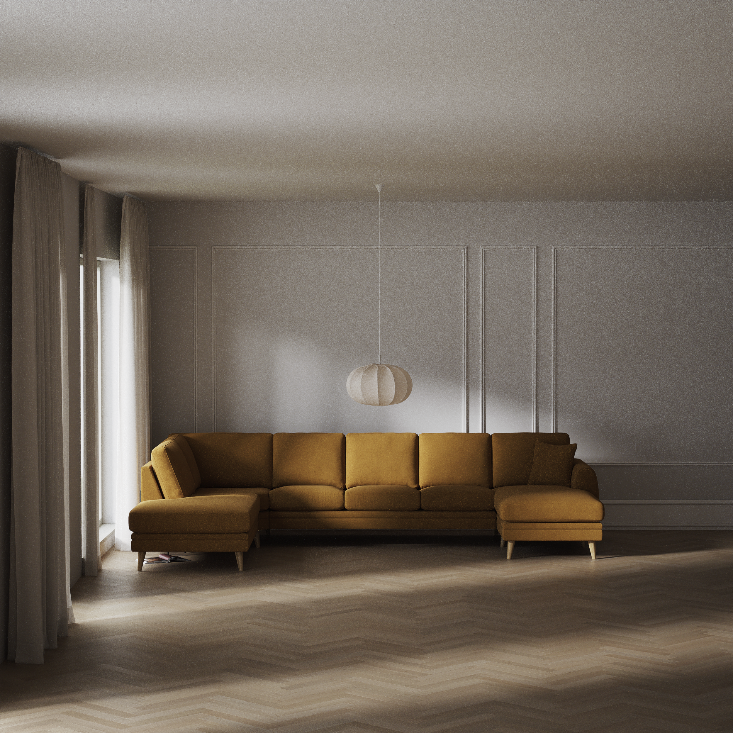 Eden - 3-sits soffa med divan vänster och schäslong höger - inspiration