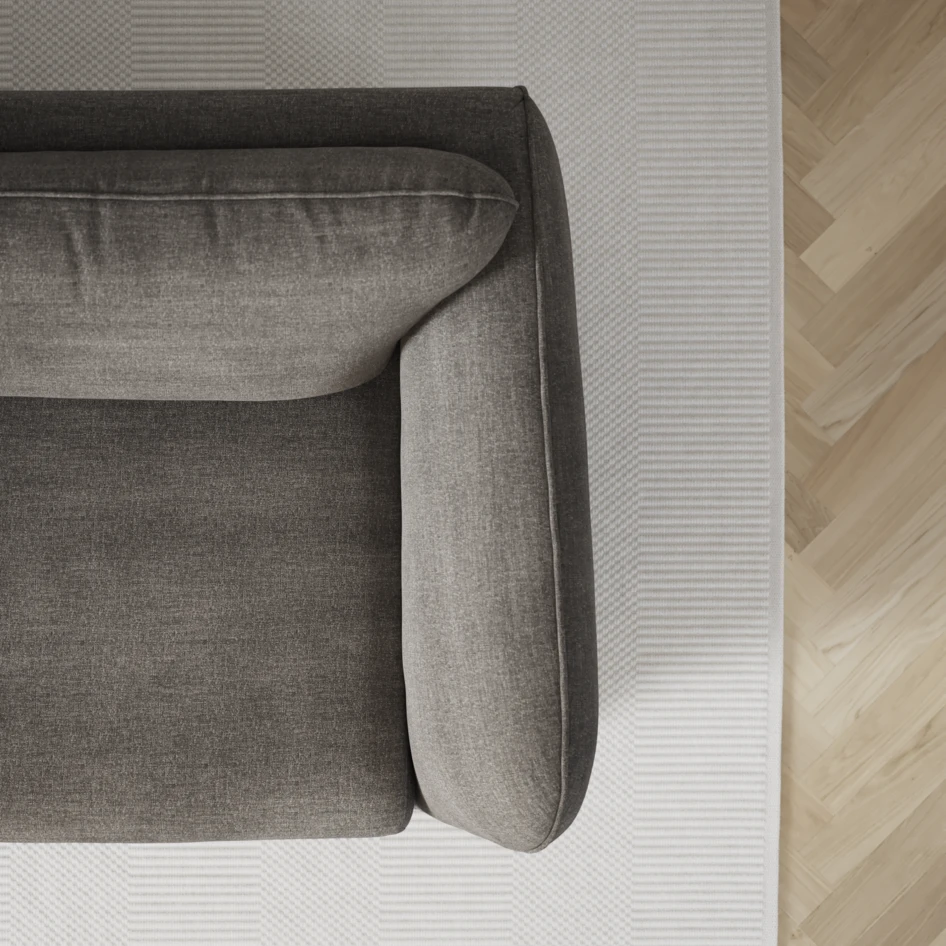 Madison - 2-sits soffa med divan vänster och schäslong höger - Grå