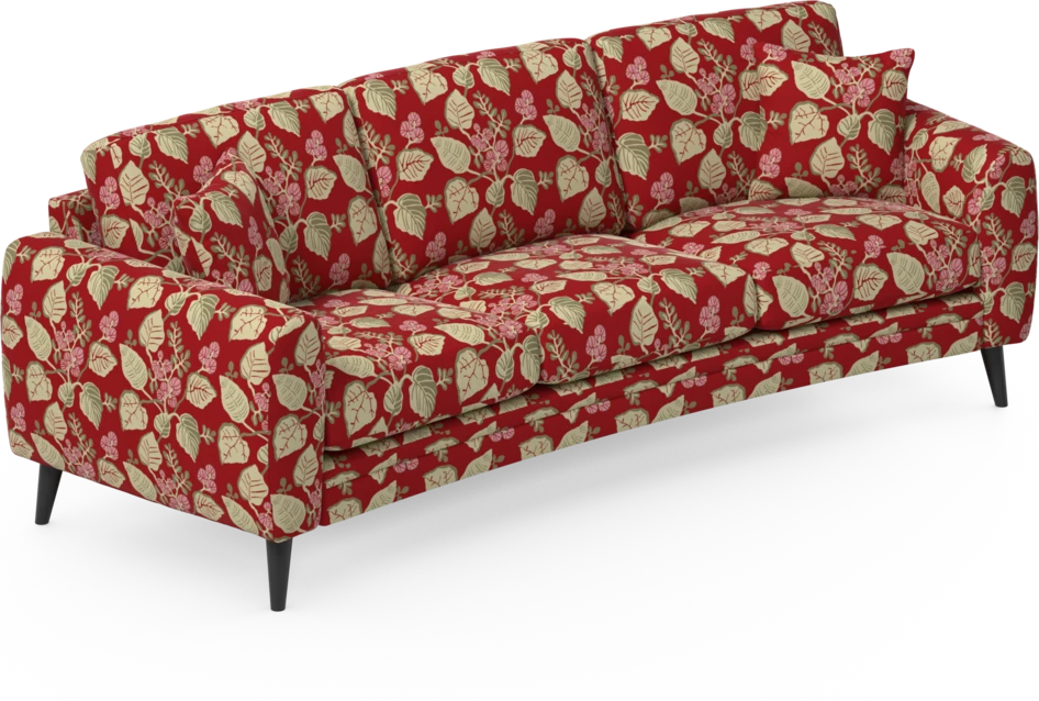 Eden - 3-sits soffa svängd - Flerfärgad