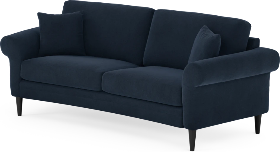 Eden - 2,5-sits soffa svängd - Blå