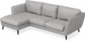Madison Lux - 2-sits soffa med schäslong vänster - Grå