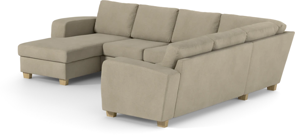 Friday - Hörnsoffa, 3+2-sits med schäslong vänster - Beige