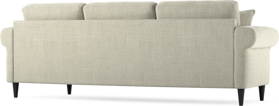 Eden - 3-sits soffa svängd - Beige