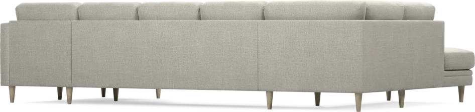 Eden - 3-sits soffa med divan vänster och schäslong höger - Grå