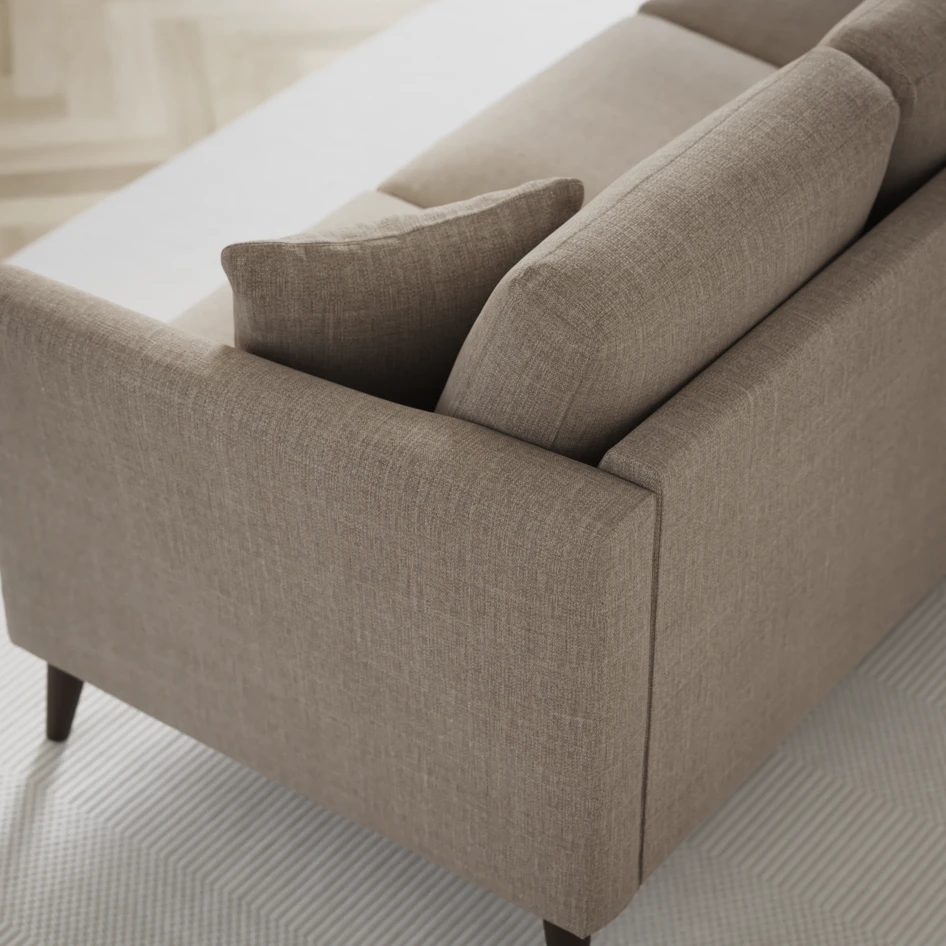 Eden - 2,5-sits soffa svängd - Beige