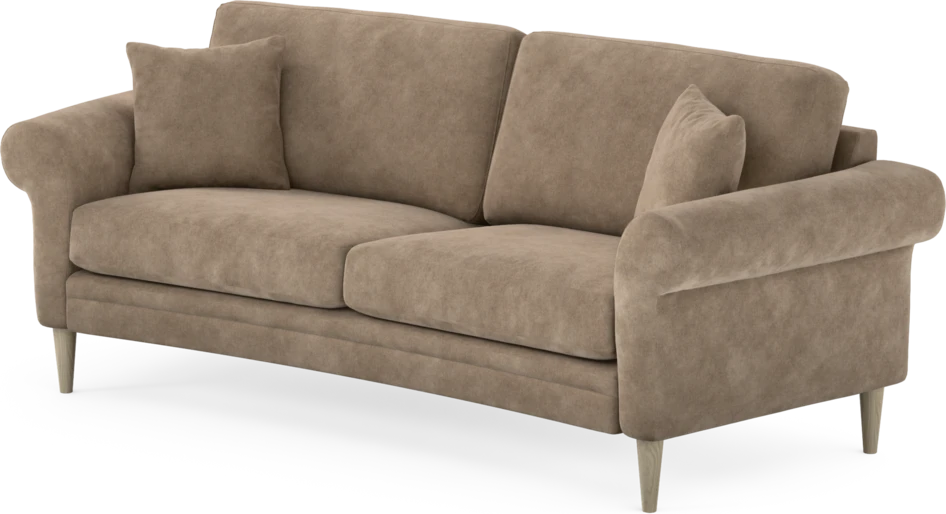 Eden - 2,5-sits soffa svängd - Beige