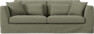 Willow - 3-sits soffa, med kappa - Grön