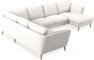 Madison Lux - Hörnsoffa med schäslong höger - Beige