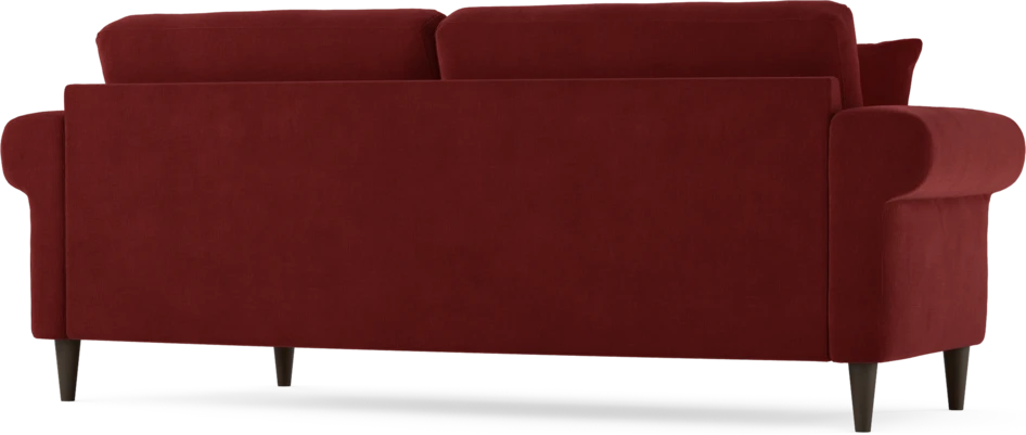 Eden - 2,5-sits soffa svängd - Röd