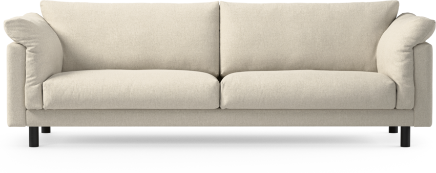 Cherrie - 4-sits soffa, fast klädsel - Beige