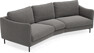 Madison - 3-sits soffa svängd, 90 cm - Brun