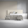 County - Hörnsoffa, 3+2-sits med schäslong vänster - Beige