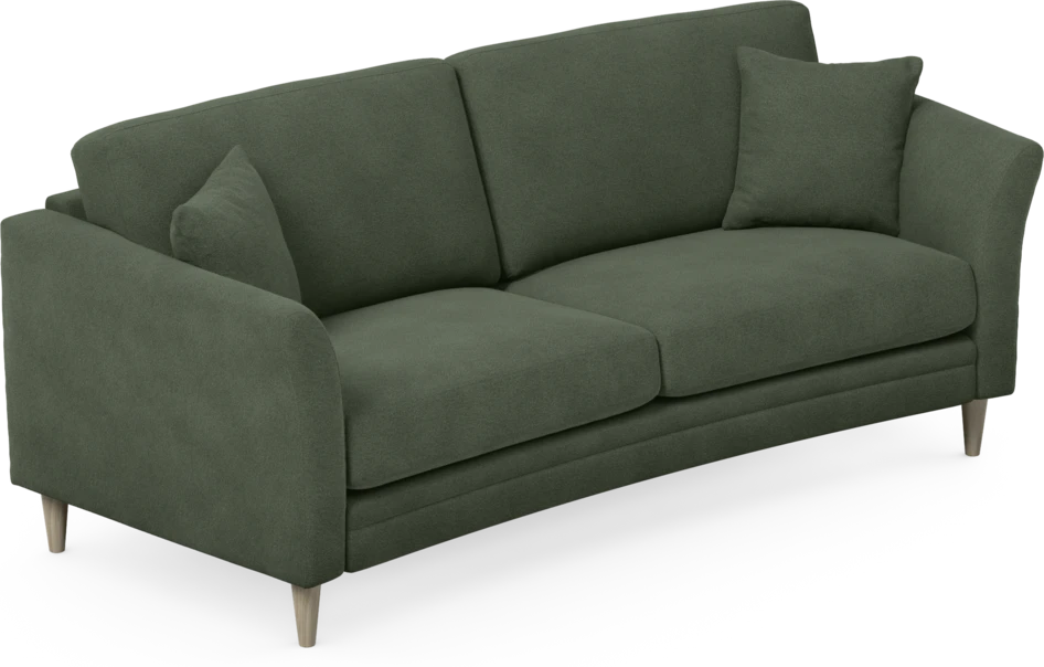 Eden - 2,5-sits soffa svängd - Grön