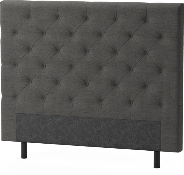 Delux Pikerad - Sänggavel, 90-210 cm - Grå