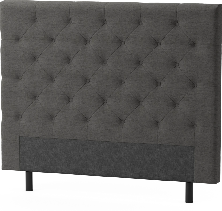 Delux Pikerad - Sänggavel, 90-210 cm - Grå