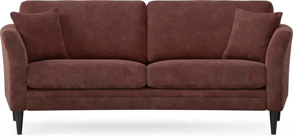 Eden - 2,5-sits soffa svängd - Röd