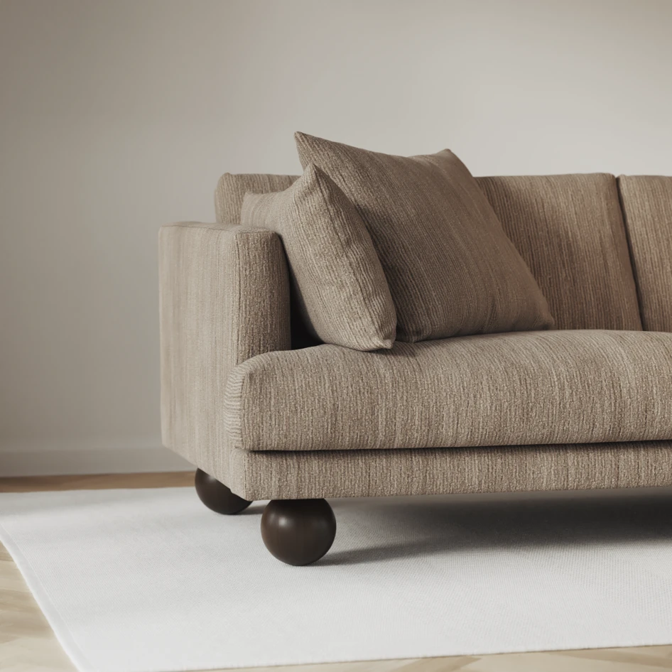 Harper - Fotpall - Beige