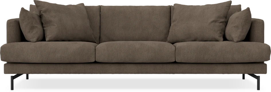 Harper - 4-sits soffa - Brun