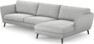 Madison Lux - 3-sits soffa med schäslong höger - Grå
