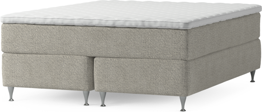 Delux Exclusive - Kontinentalsäng, dubbelsäng med bäddmadrass och sängben