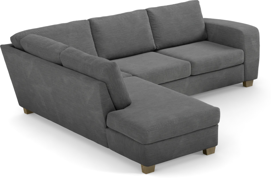 Friday - 2,5-sits soffa med divan vänster - Grå