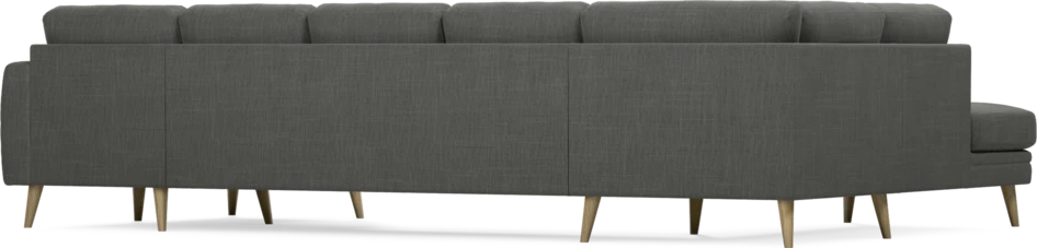 Eden - 3-sits soffa med divan vänster och schäslong höger - Grå