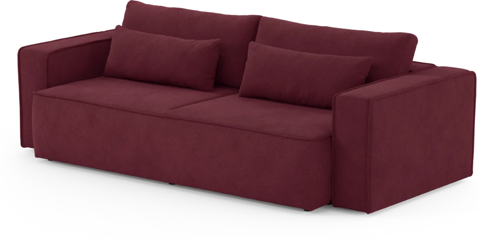 Ide - Bäddsoffa 3-sits - Röd
