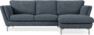 Madison Lux - 2-sits soffa med schäslong höger - Vit