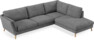 Madison Lux - 3-sits soffa med divan höger - Vit