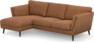 Madison Lux - 2-sits soffa med schäslong vänster - Orange