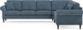 Eden - Hörnsoffa, 3+3-sits - Blå