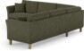 Eden - Hörnsoffa 2,5+2,5 - Grön