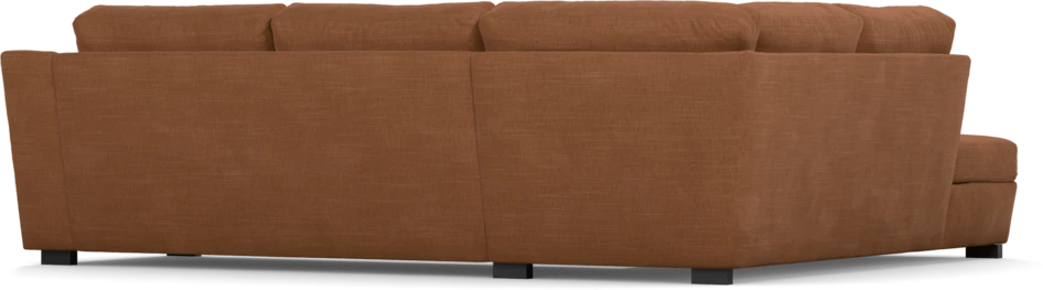 Friday - 2,5-sits soffa med divan vänster - Orange
