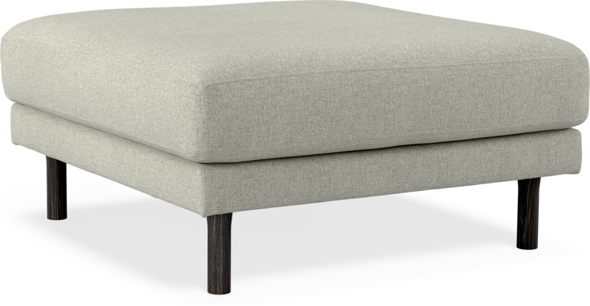 Willow - Fotpall, fast klädsel - Beige