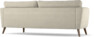 Bridge - 3-sits soffa svängd - Beige