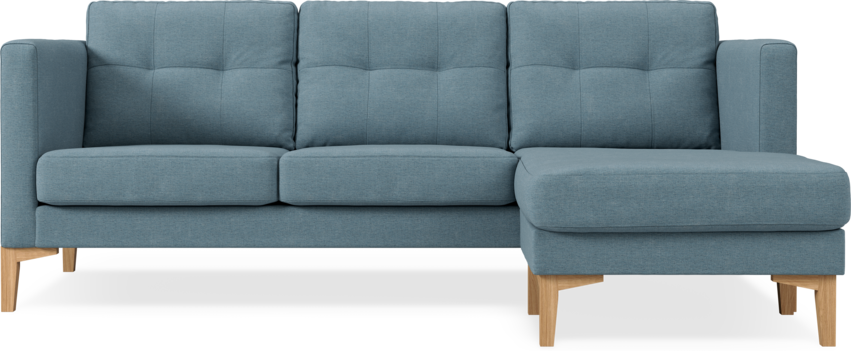 Rio - 3-sits soffa med schäslong höger - Blå