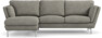 Madison Lux - 2-sits soffa med schäslong vänster - Vit
