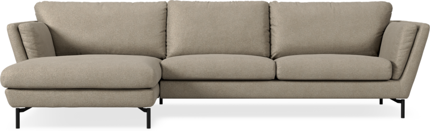 Madison Lux - 3-sits soffa med schäslong vänster - Beige